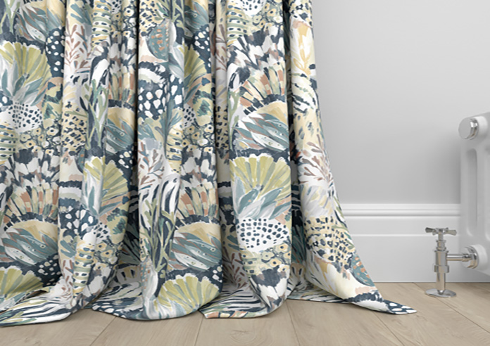 Maggie, Teal - Made to Measure Curtains - Image 6